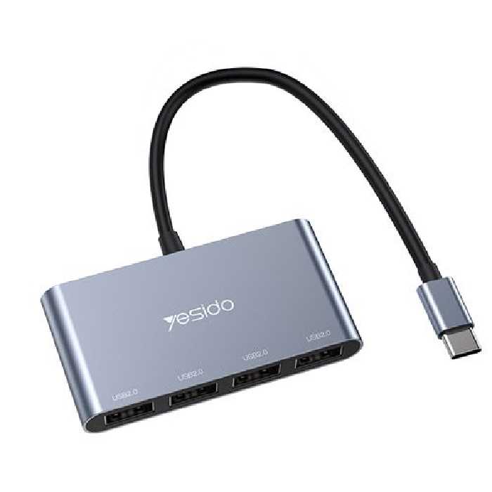 هاب 4 پورت یسیدو Yesido HB13 HUB Adapter USB-C
