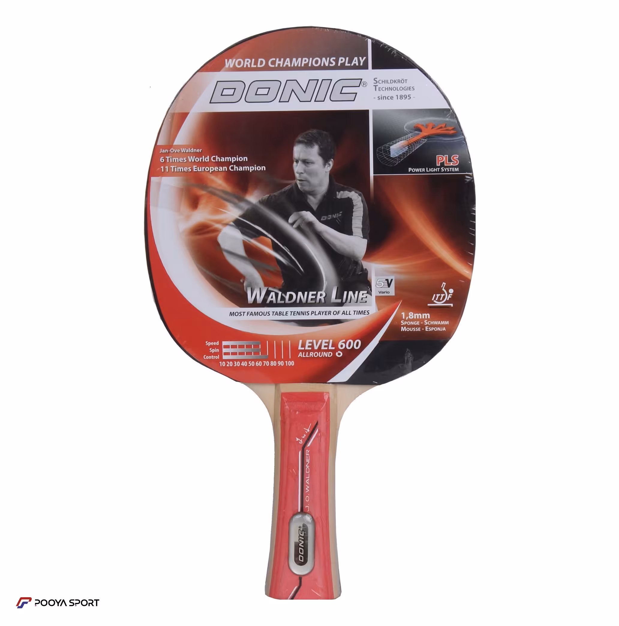 راکت پینگ پنگ دونیک 600 سری Jan-Ove Waldner اصل