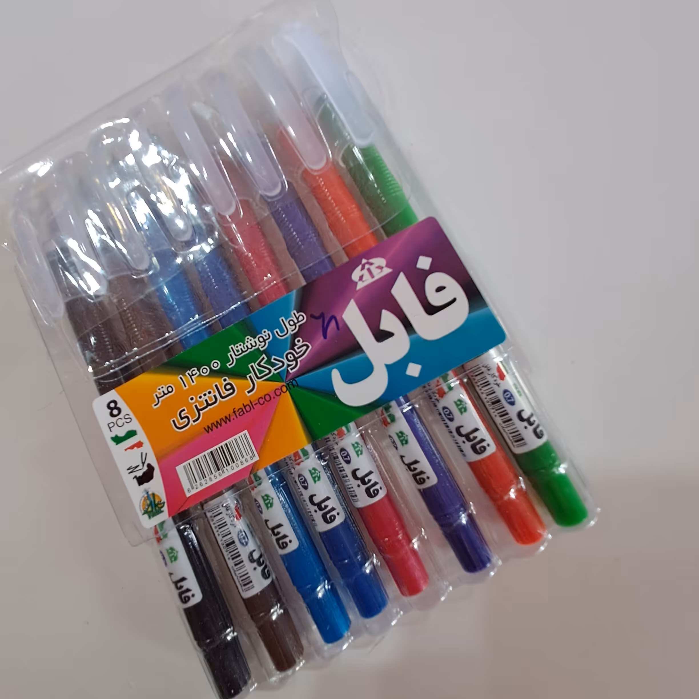 خودکار  8 رنگ فابل