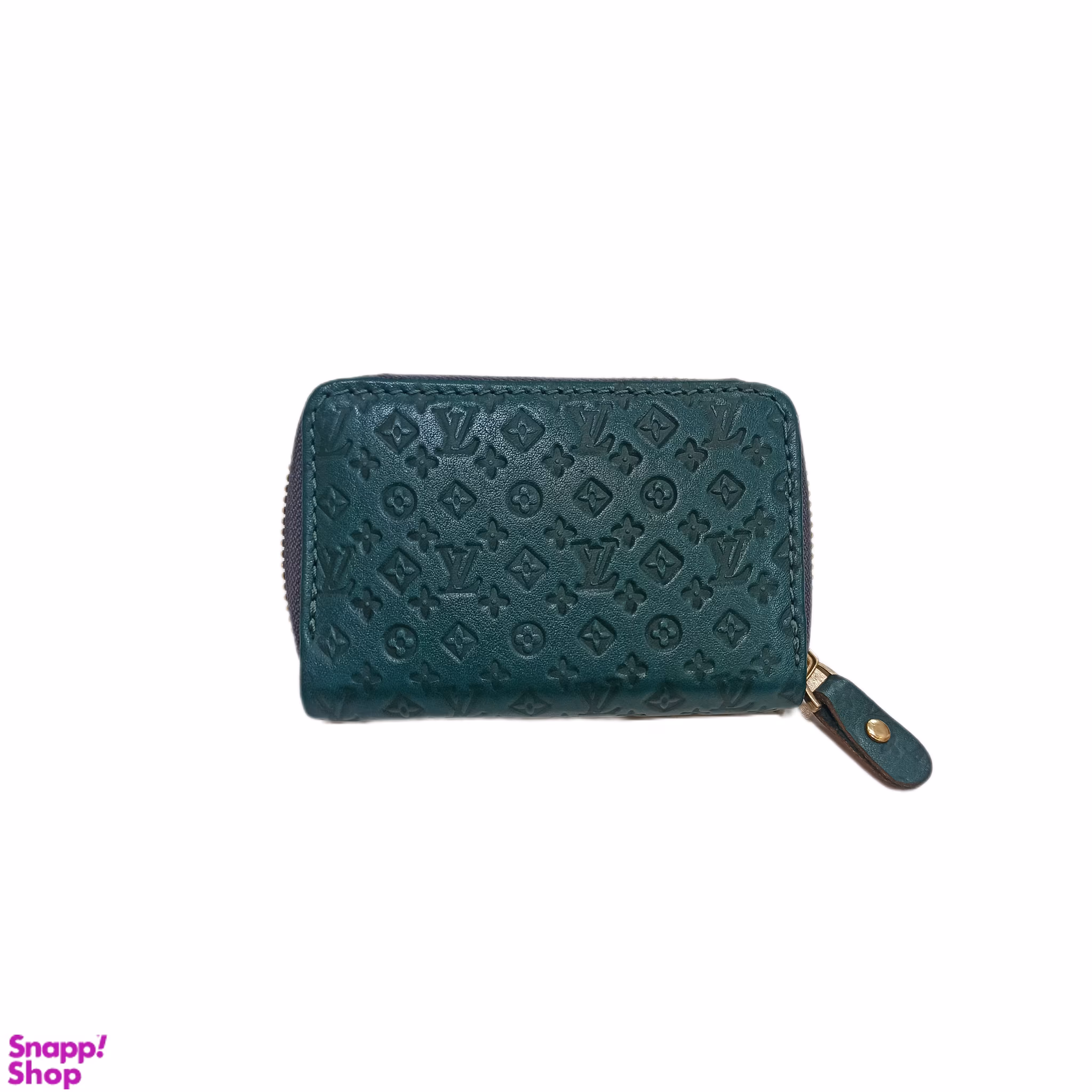 جاکارتی چرم طبیعی مدل آکاردیونی زیپی طرح LV