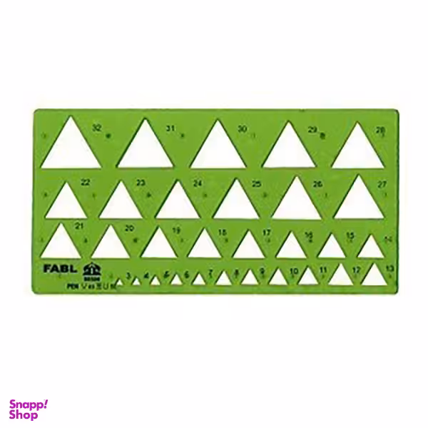 شابلون مثلث تابل