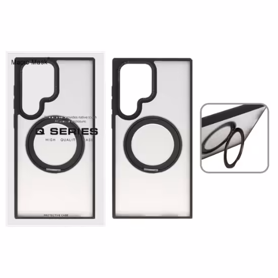 قاب گوشی Magic Mask استند چرخشی Magsafe برای Samsung Galaxy S23 Ultra