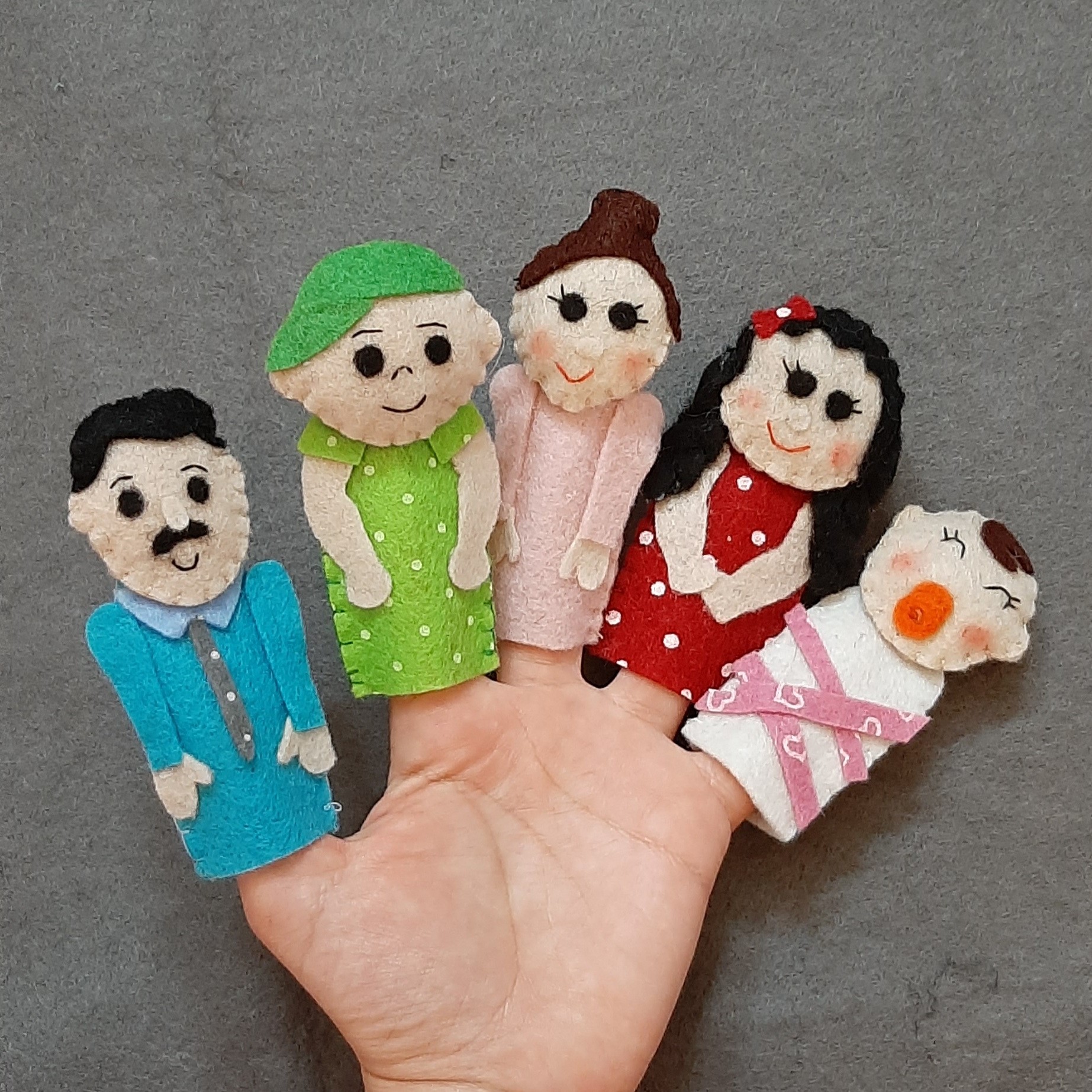 خانواده ی انگشتی مهربون 7 نفره