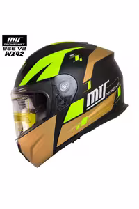 کلاه کاسکت موتورسیکلت چند رنگ موتور 966 V2 Jaw ایمنی Vx92 را باز می کند ام تی اس MTS