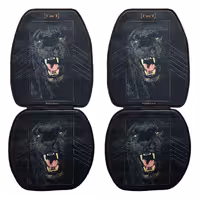 پشتی صندلی عکسدار مجموعه دو عددی طرح جگوار