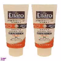 کرم ضد آفتاب فاقد چربی الارو با SPF30 رنگ بژ طبیعی حجم 40 میلی‌ لیتر مجموعه 2 عددی