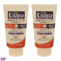 کرم ضد آفتاب فاقد چربی الارو با SPF30 رنگ بژ طبیعی حجم 40 میلی‌ لیتر مجموعه 2 عددی