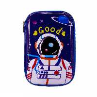 جامدادی کتابی بزرگ تک زیپ طرح فضانورد