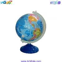 کره جغرافیا پایه پلاستیکی سایز 10
