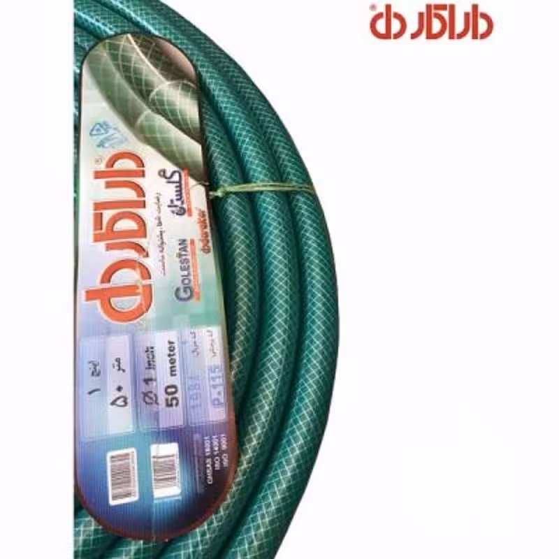 شیلنگ آب داراکا سایز 1  اینچ طرح گلستان 50 متر