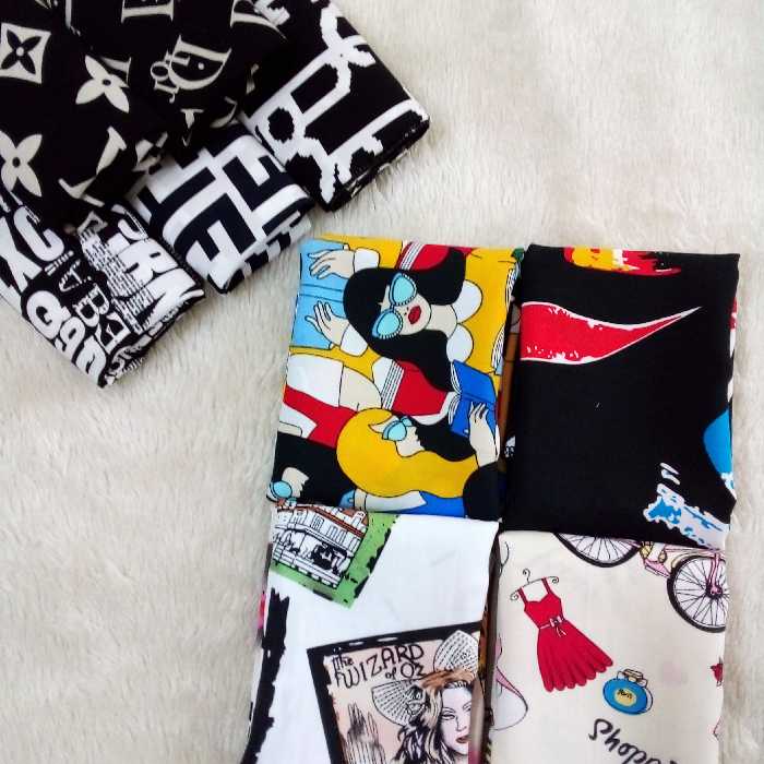 پک دو عددی باندانا دستمال سر و مینی اسکارف دخترانه و بچگانه گالری بافت شو