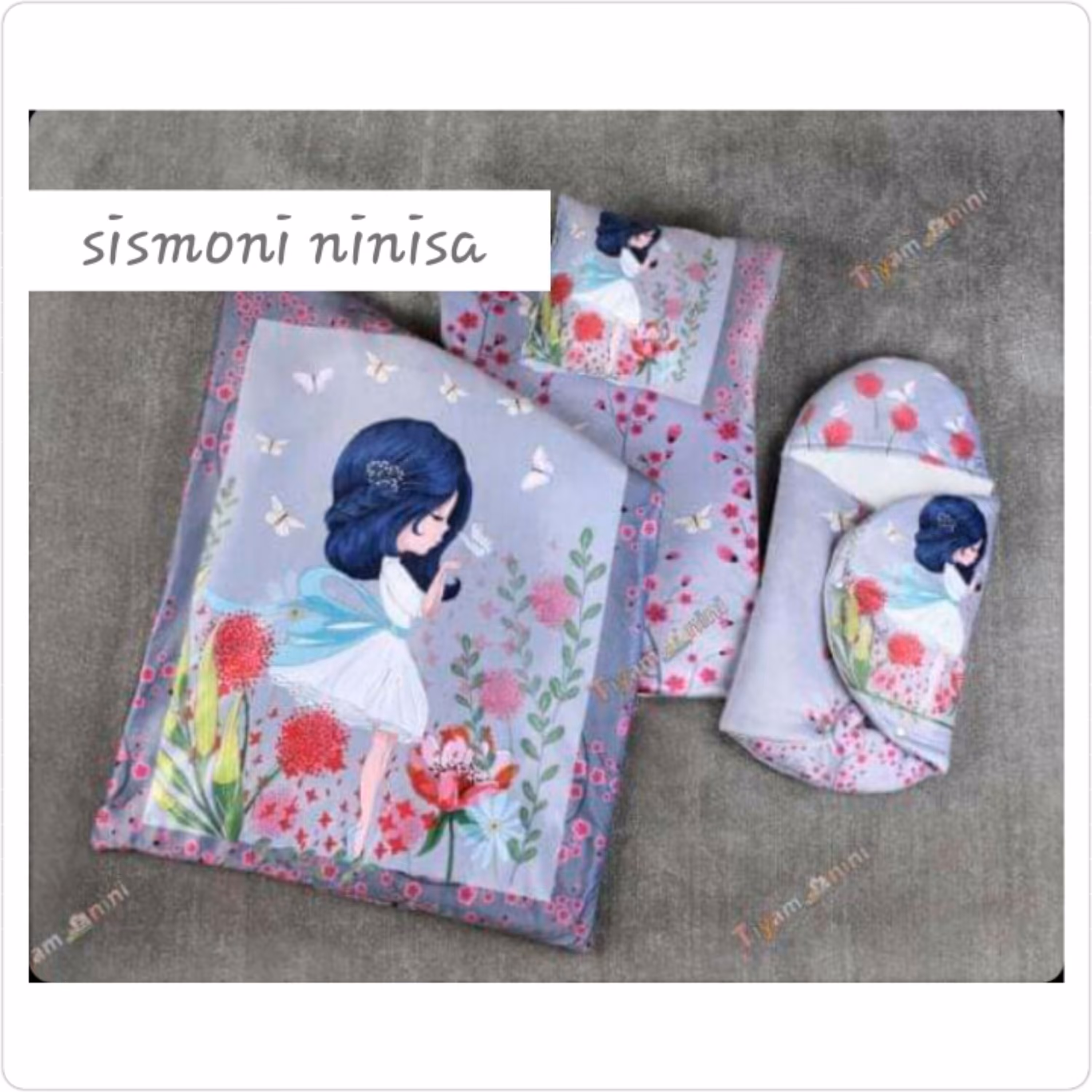 سرویس خواب 4 تکه نوزادی طرح فرشته 