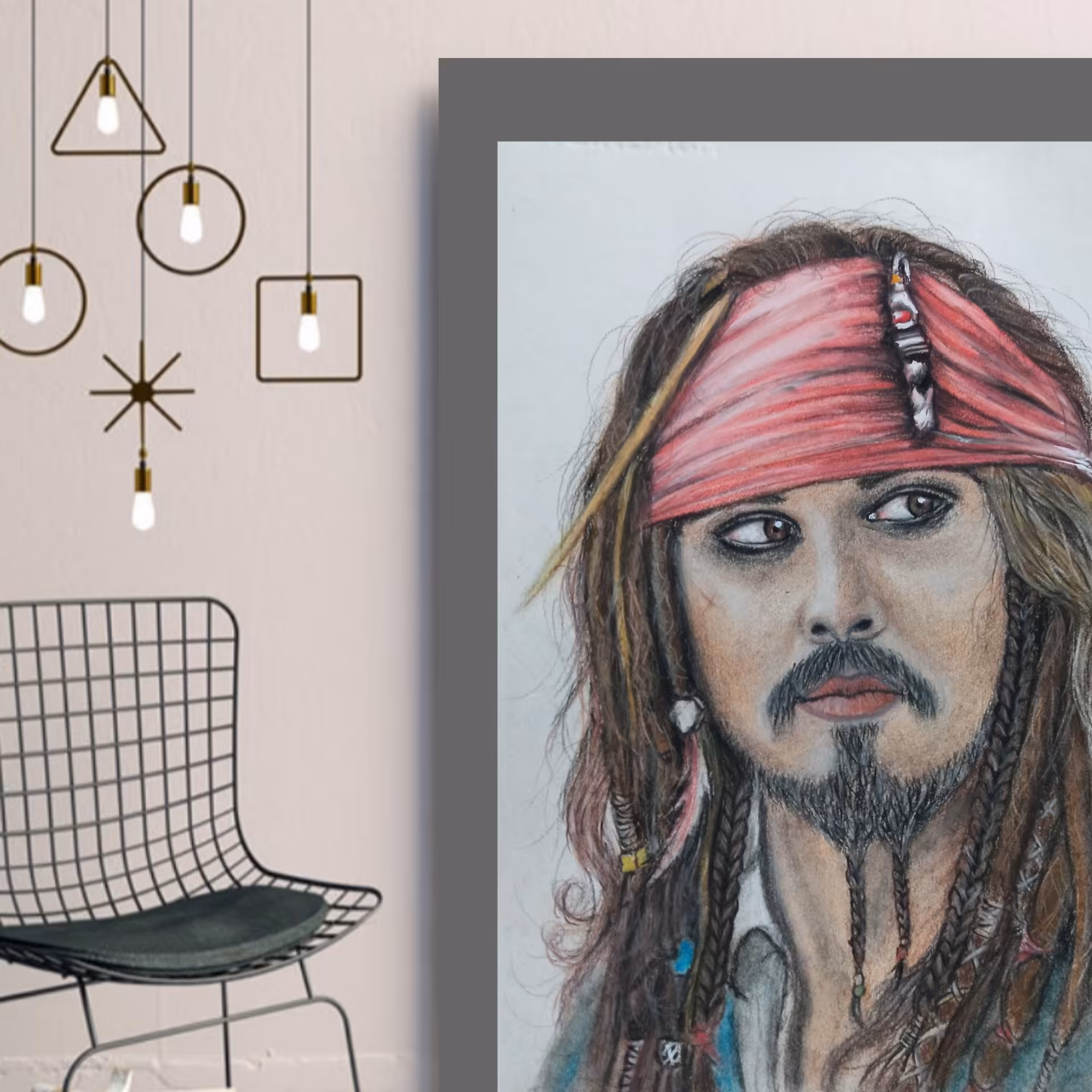 تابلو پاستل گچی کد 2