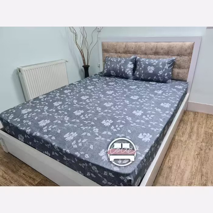 ملحفه کشدار دو نفره با دو عدد روبالشتی ارسال رایگان  قطر 35