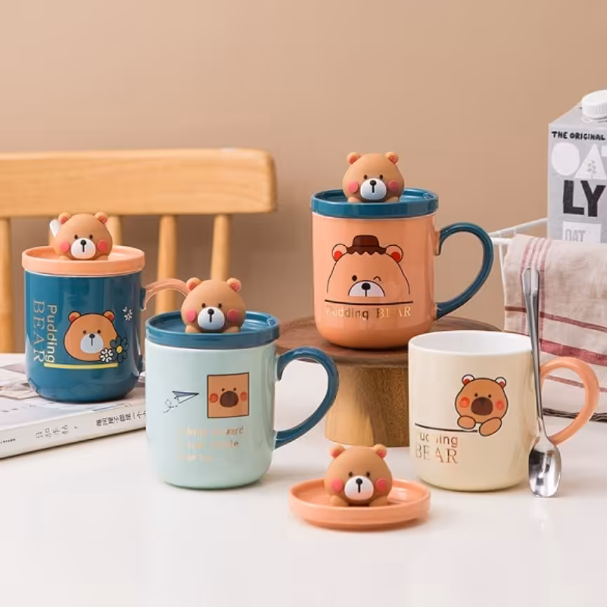 ماگ سرامیکی خرسی 380 م.گ