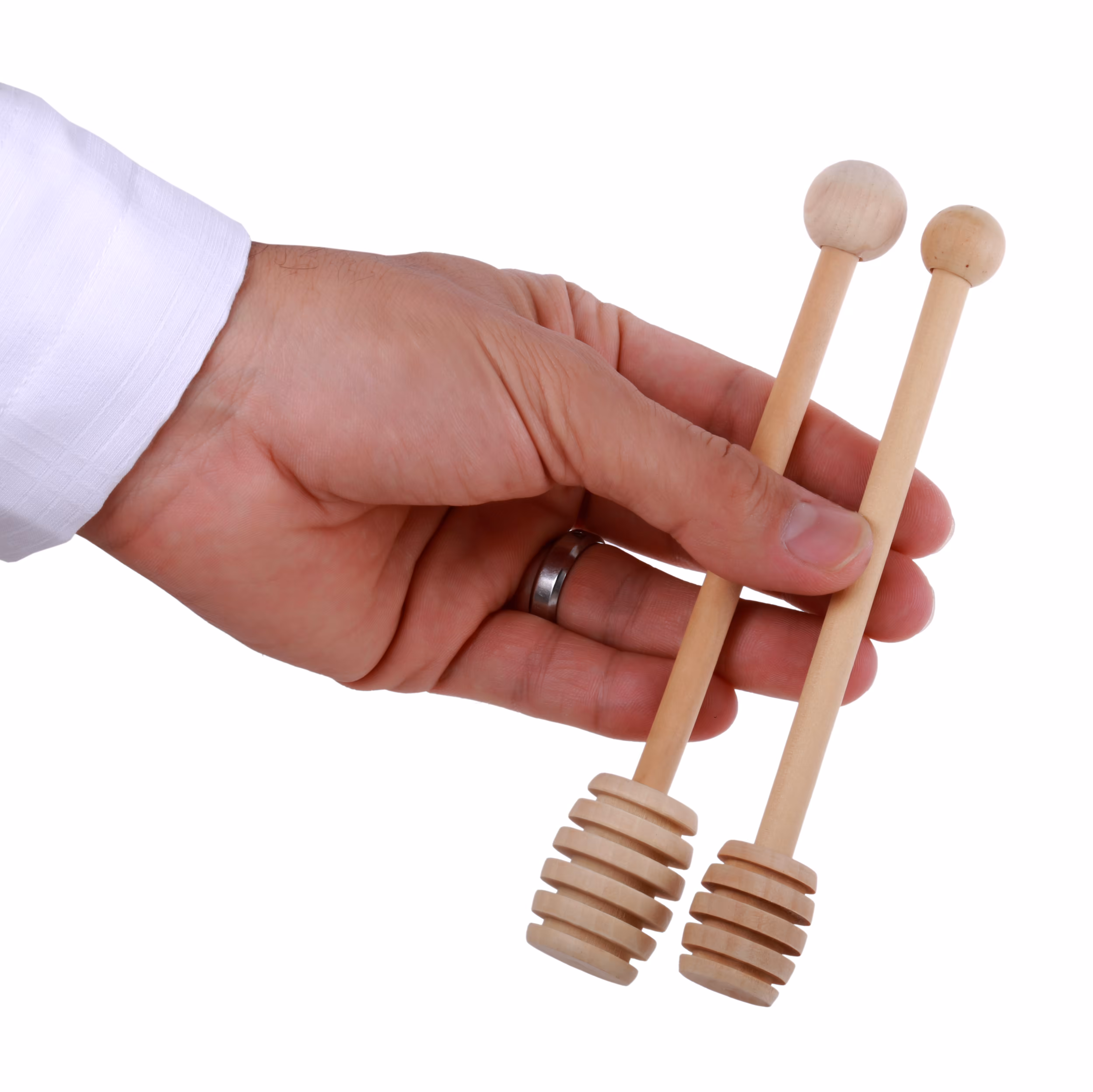 قاشق عسل چوبی 2 عددی