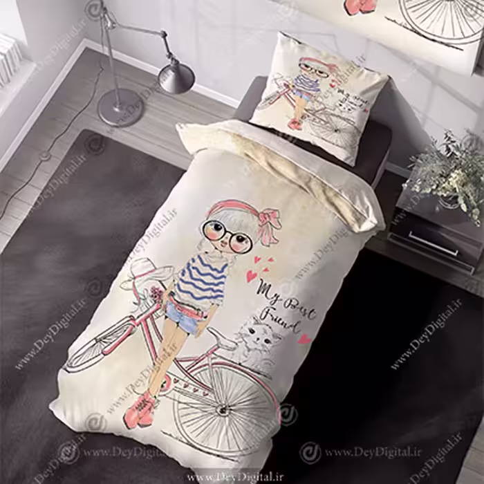 روتختی فانتزی نوجوان دخترانه طرح پرنسسی PK-5476