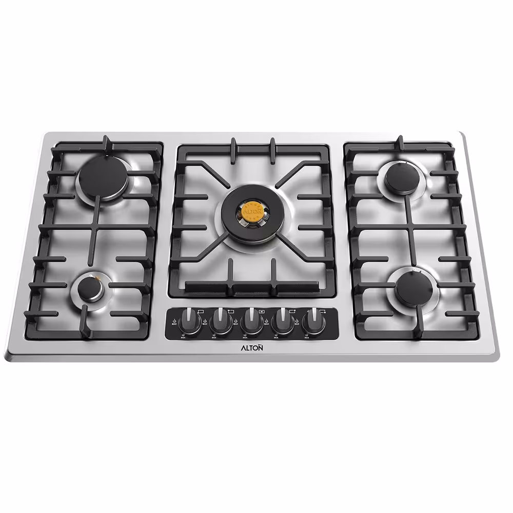 اجاق گاز صفحه ای استیل آلتون مدل ISG522