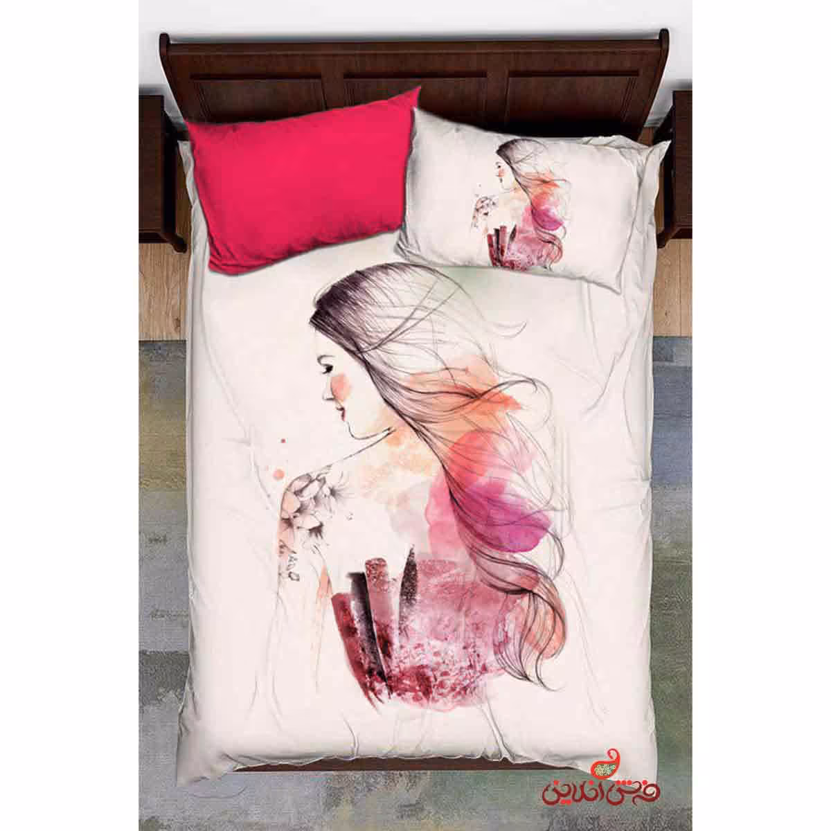 روتختی طرح زن آبرنگی کد 2174