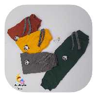 شلوار اسلش نقلی پاندا در 4 رنگ طوسی سبز آجری و زرد در دوسایز 40 و 45