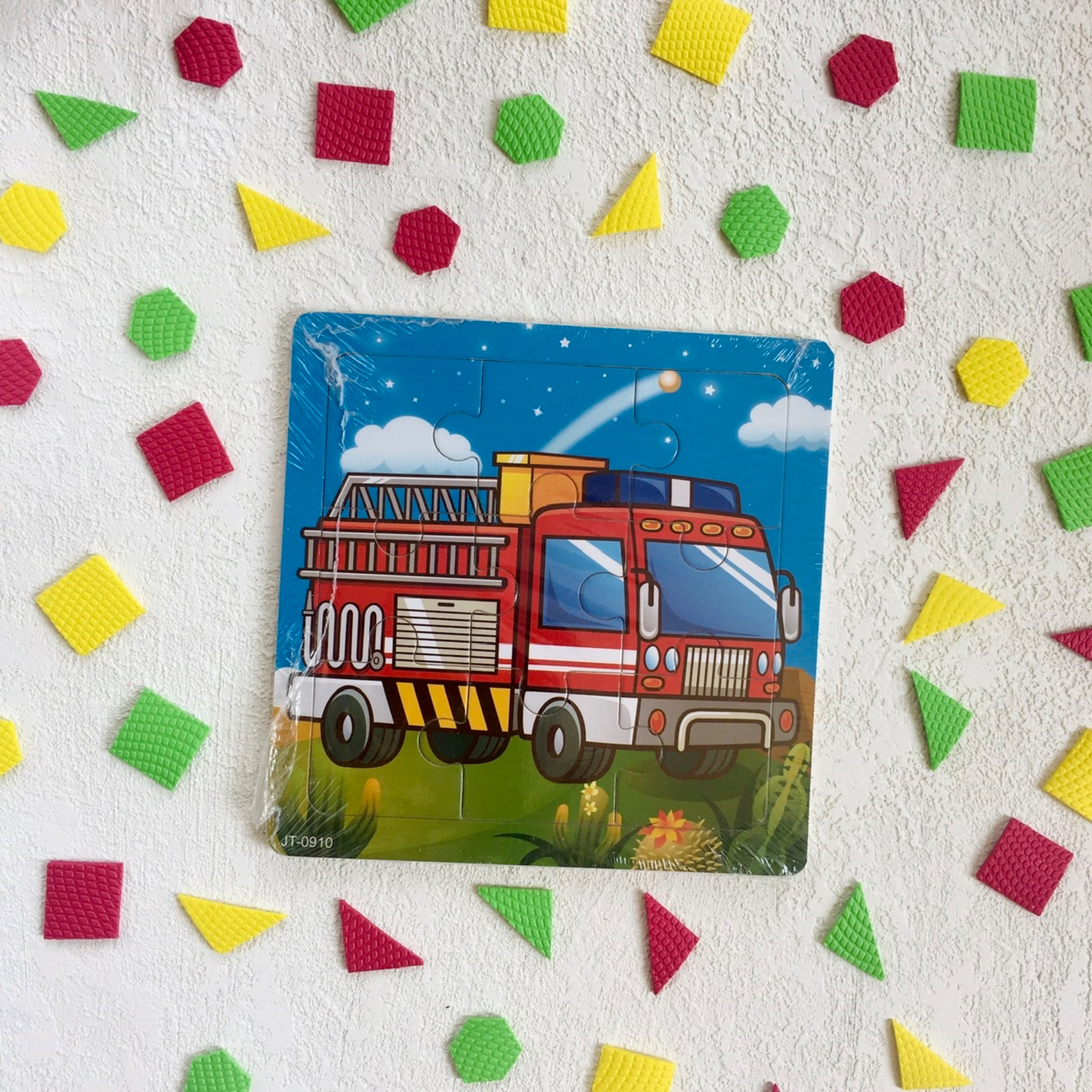 اولین پازل چوبی من 9 تکه وسایل نقلیه (رافولین گیمز)