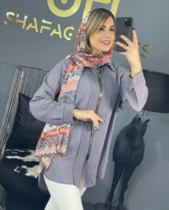 شومیز مانتویی کیمیا