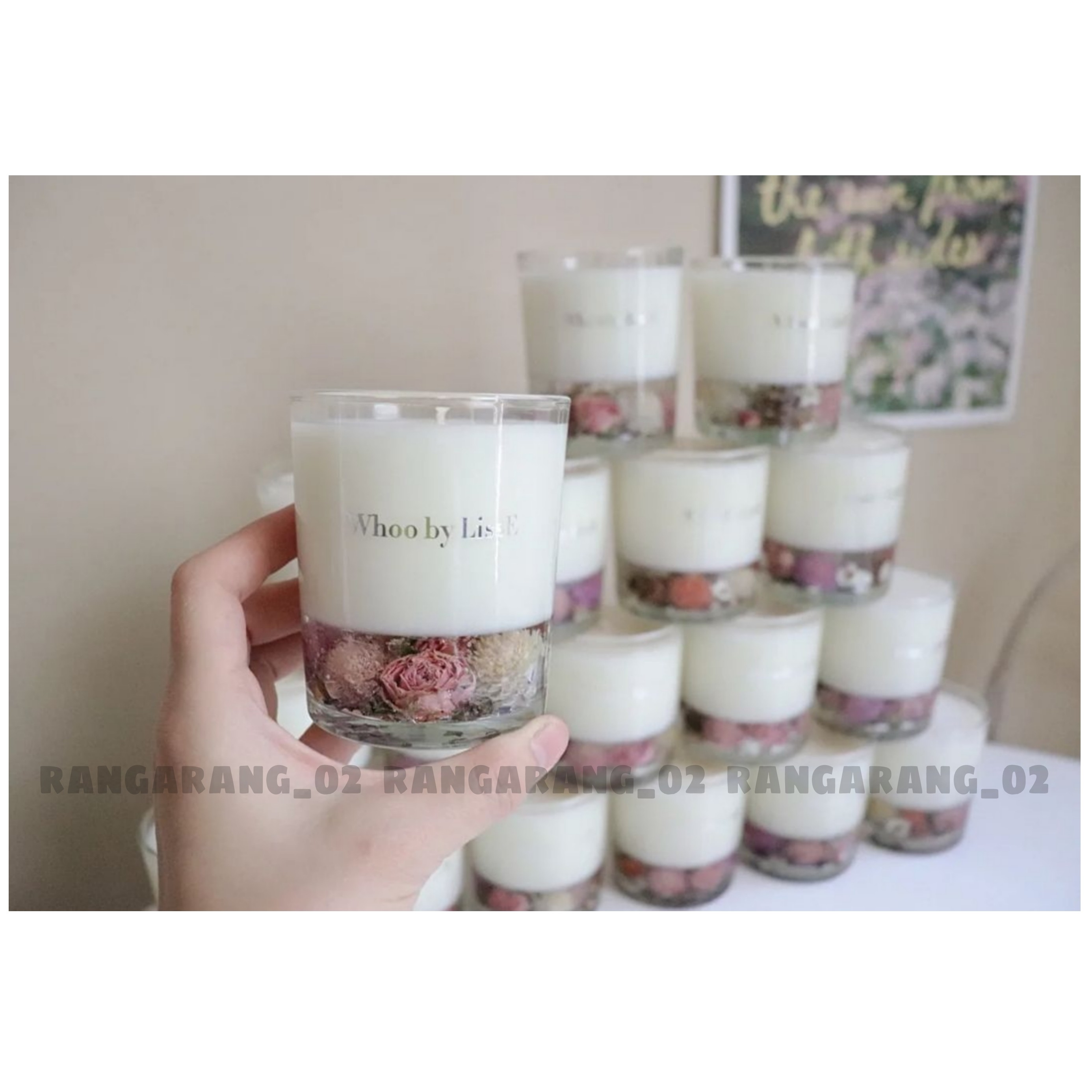 شمع لیوانی دو طبقه