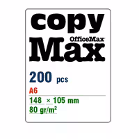 کاغذ A6 سفید  کپی مکس- کاغذ یادداشت-بسته 200 برگی