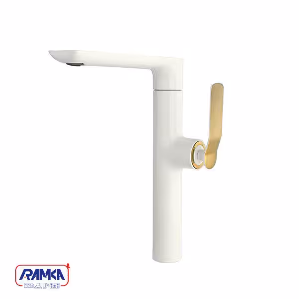 شیر ظرفشویی راسان مدل آوات شیری طلایی