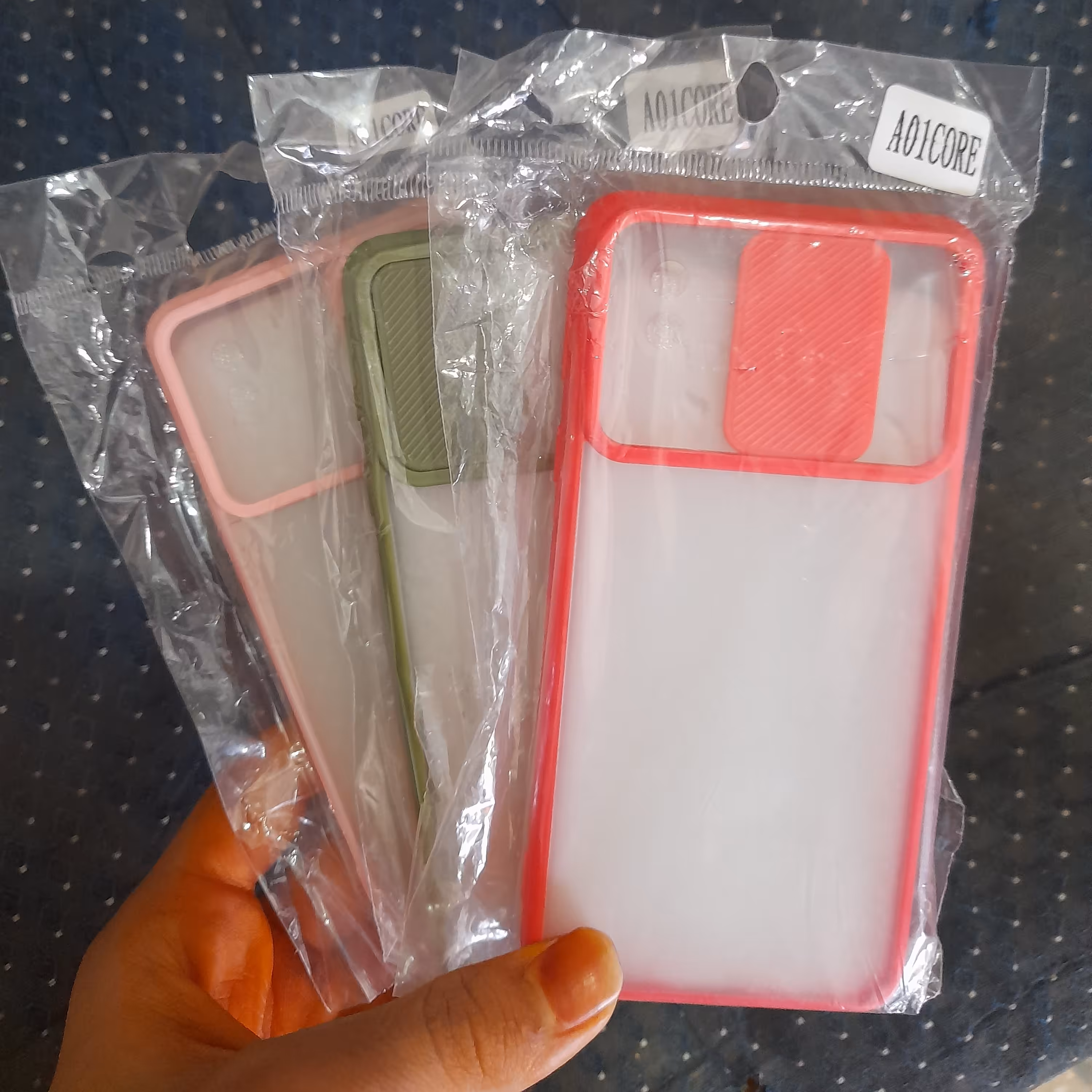 کاور پشت مات کشویی گوشی موبایل A01 core