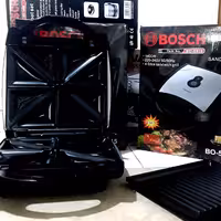 اسنک ساز دوکاره بوش ساندویچ ساز و گریل دار روکش استیل