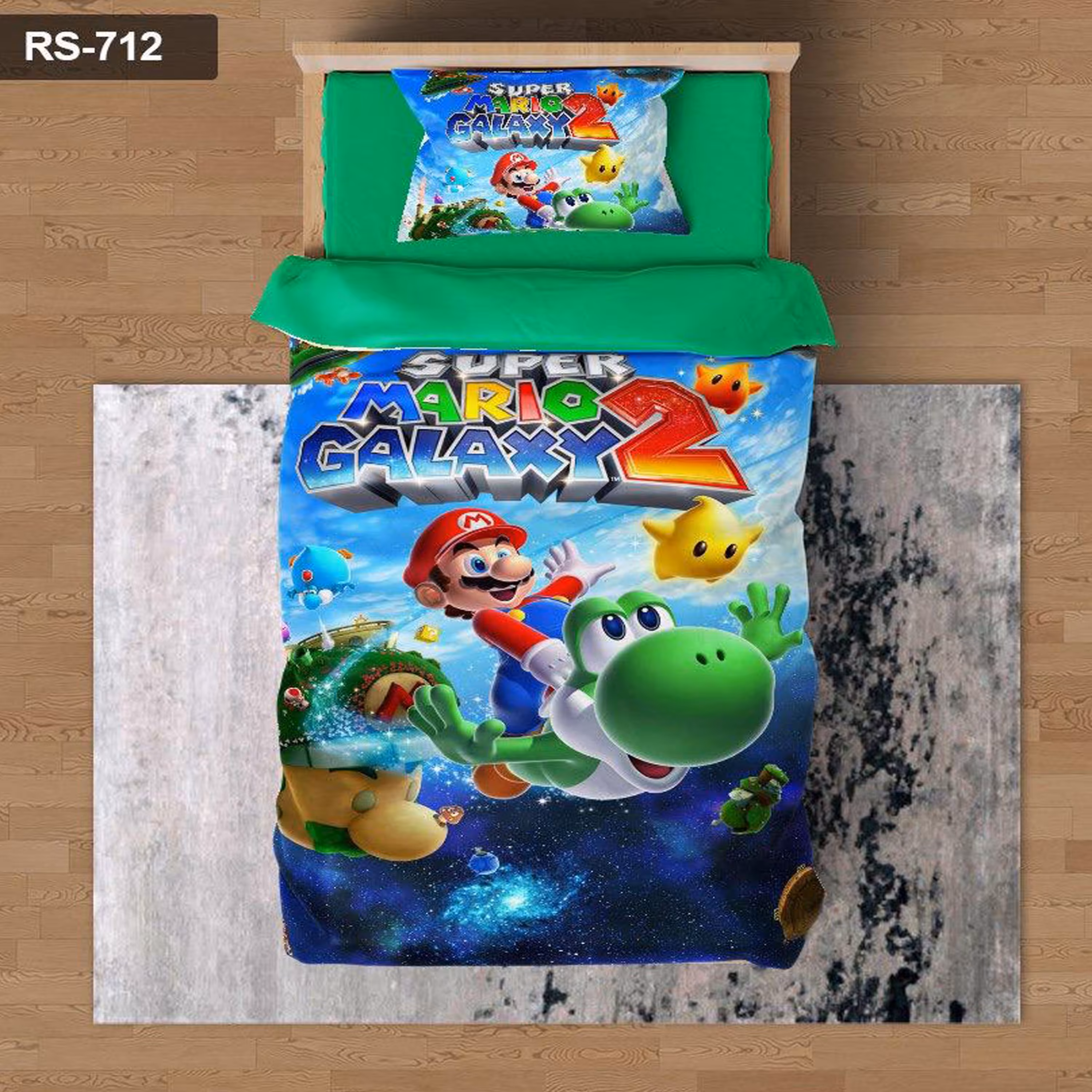 سرویس روتختی 1 نفره تنسل چاپی برندترک لند (Turk Land)  کد rs 712