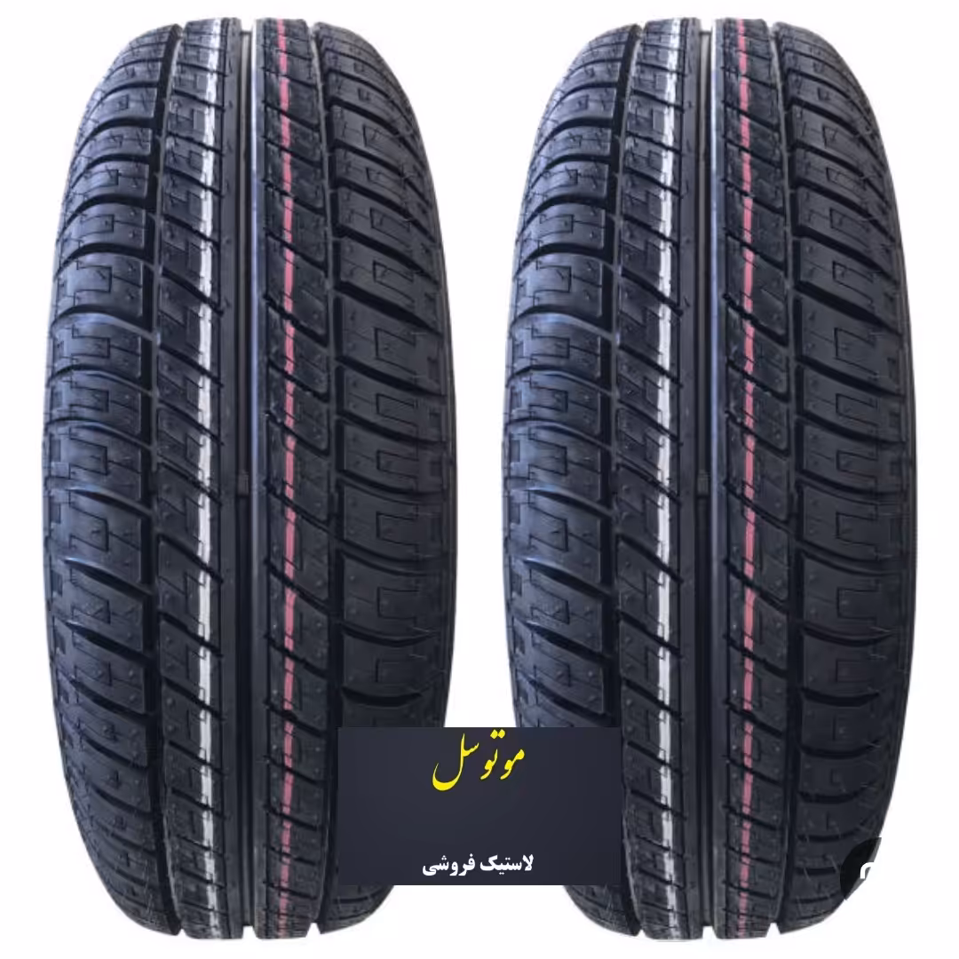 دو حلقه لاستیک پراید165.65.13 کویر تایر(درجه1) با تاریخ تولید روز2024