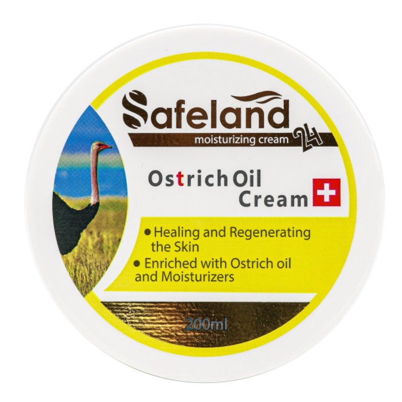 کرم مرطوب کننده سیفلند مدل Ostrich Oil (روغن شترمرغ) حجم 200 میلی لیتر