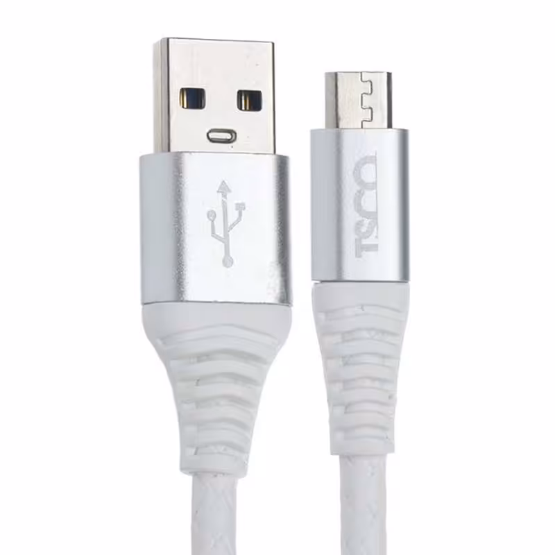 کابل شارژ MicroUSB تسکو TSCO TC 50 سفید