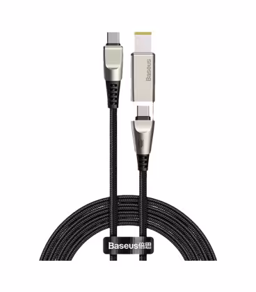 کابل Type C به DC / Type-C باسئوس مدل CA1T2-B01 Type-C to Type-C and DC 100W طول 2 متر