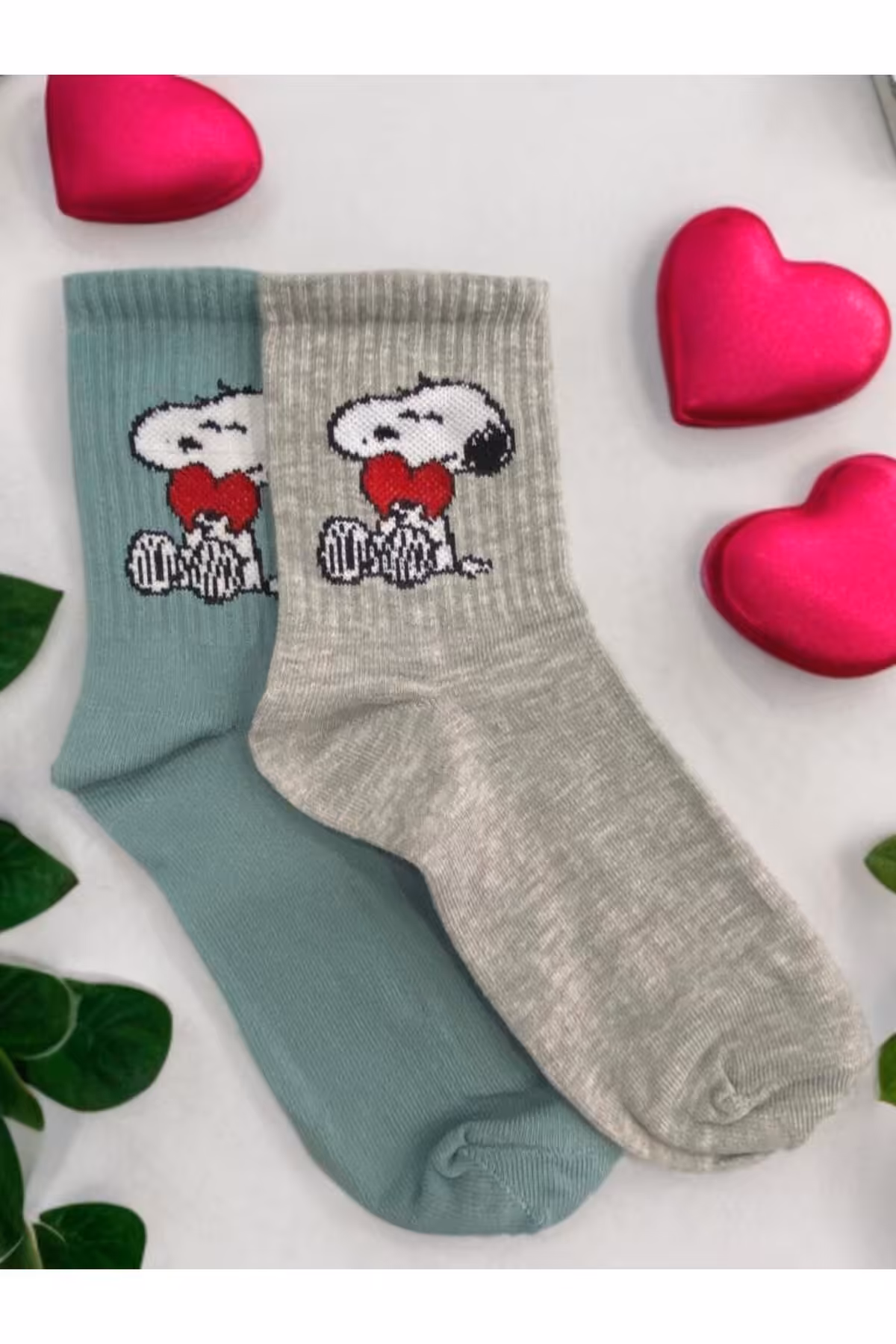 جوراب قرمز مردانه و زنانه تنیس کالج 6 قطعه کارتونی Forever