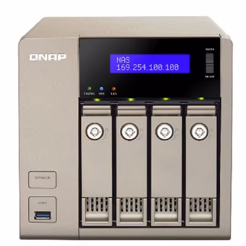 ذخیره ساز تحت شبکه کیونپ مدل تی وی اس 463 بدون هارد دیسک