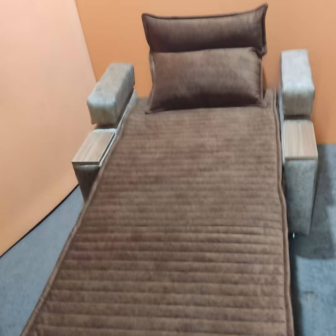 تختخوابشو دسته مبلی عرض 100 با رنگبندی کامل پارچه قابل شستشو 