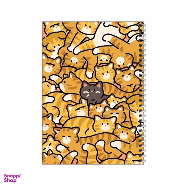 دفتر مشق 50 برگ بامبیلیپ طرح همه گربه های من کد 9855063