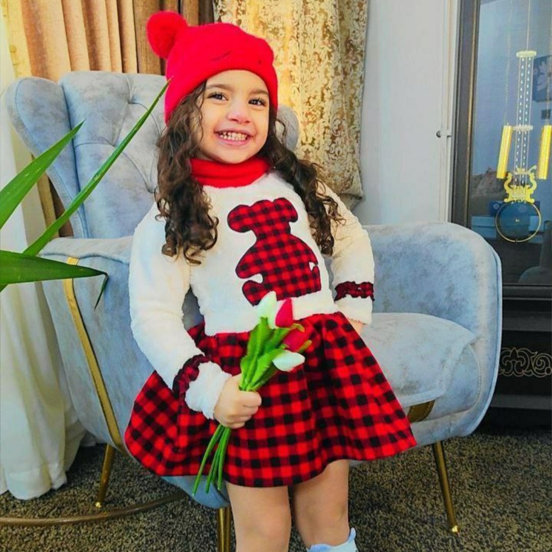 پیراهن دخترانه پیراهن پاییزه دخترانه سارافون دخترانه