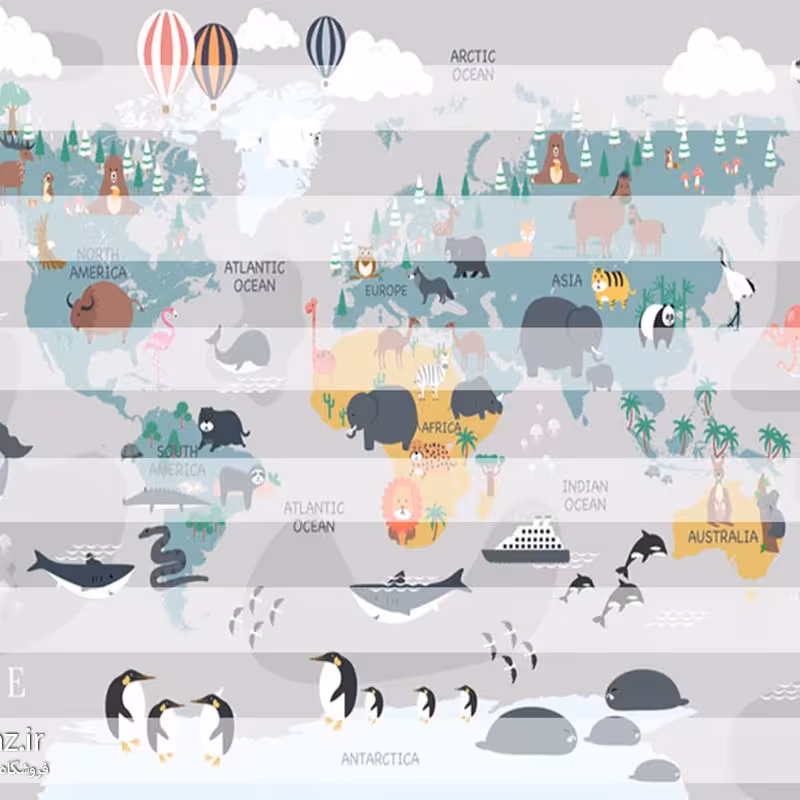 پرده زبرا اتاق کودک کد 13049