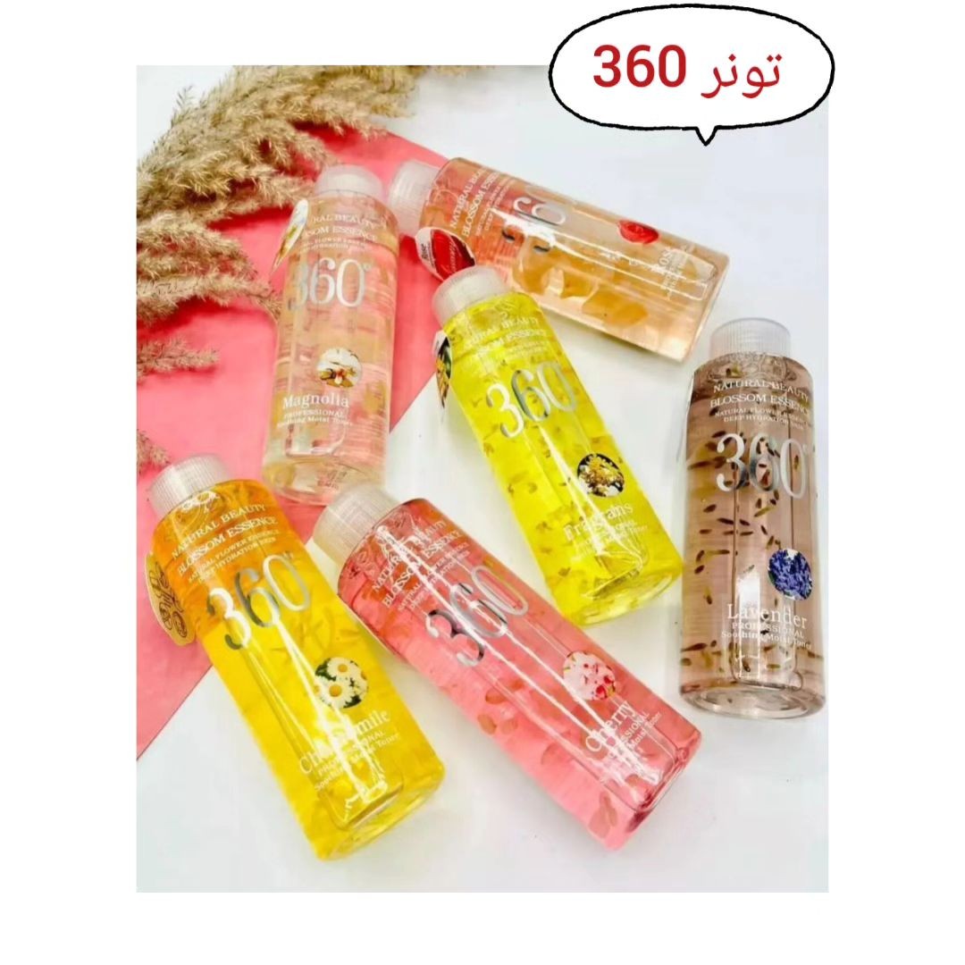 تونر وکالی 360 اصلی در 6 رایحه با گل های طبیعی خوش بو