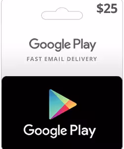 گیفت کارت گوگل پلی 25 دلاری آمریکا