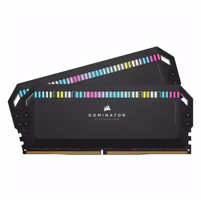 رم کورسیر DOMINATOR PLATINUM RGB 64GB 32GBx2 5200MHz CL40 DDR5