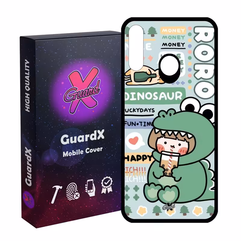 کاور گارد ایکس طرح دختر مدل Glass10659 مناسب برای گوشی موبایل سامسونگ Galaxy A20s