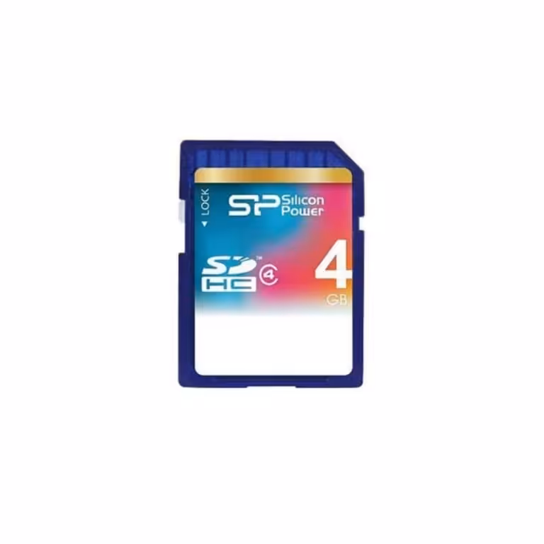 کارت حافظه SDHC سیلیکون پاور کلاس 4ظرفیت 4گیگابایت