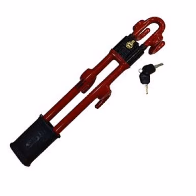 قفل فرمان 4 شاخ با ضمانت (دو رنگ قرمز و مشکی موجود می باشد)