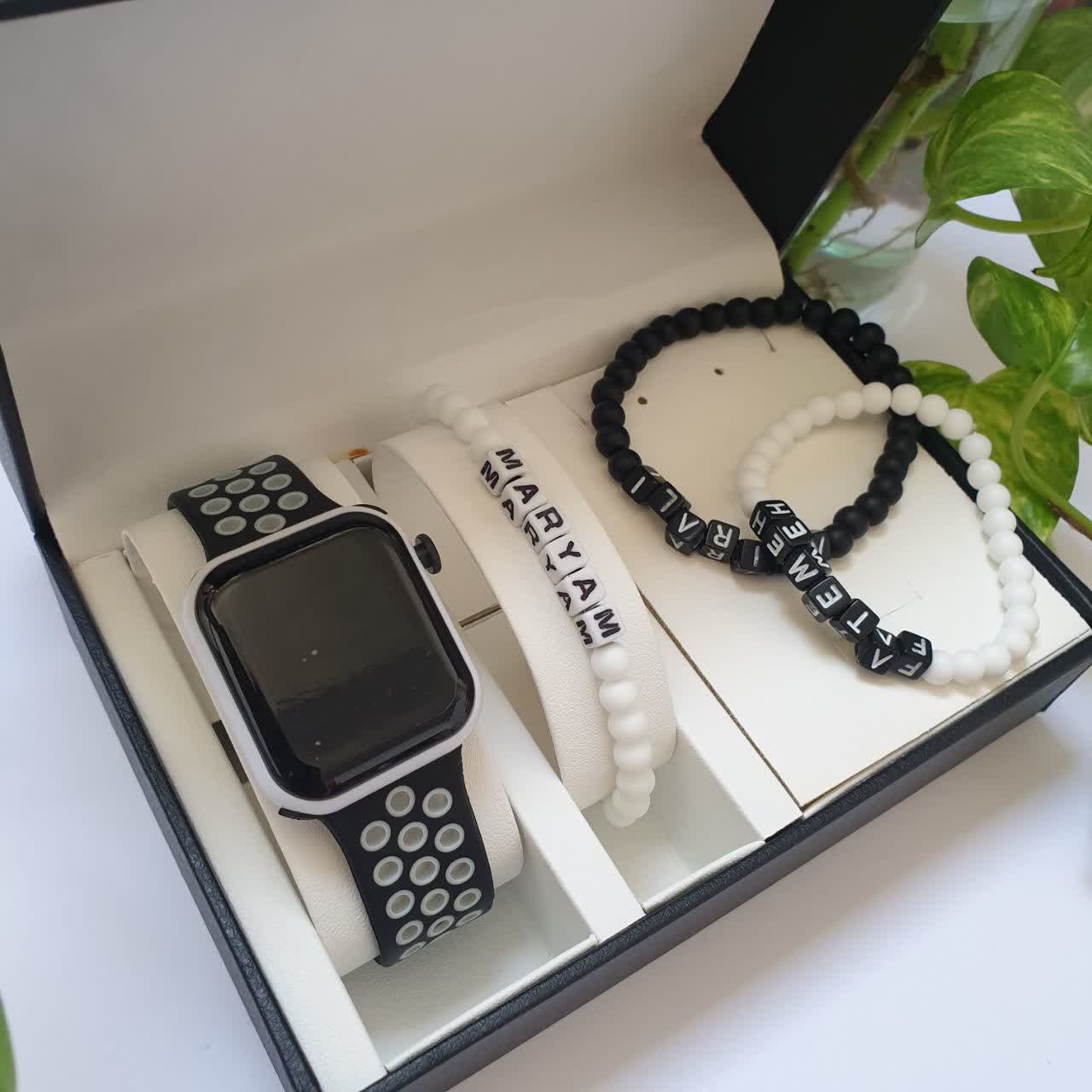 ساعت ال ای دی طرح مشابه اپل واچ همراه با دستبند 