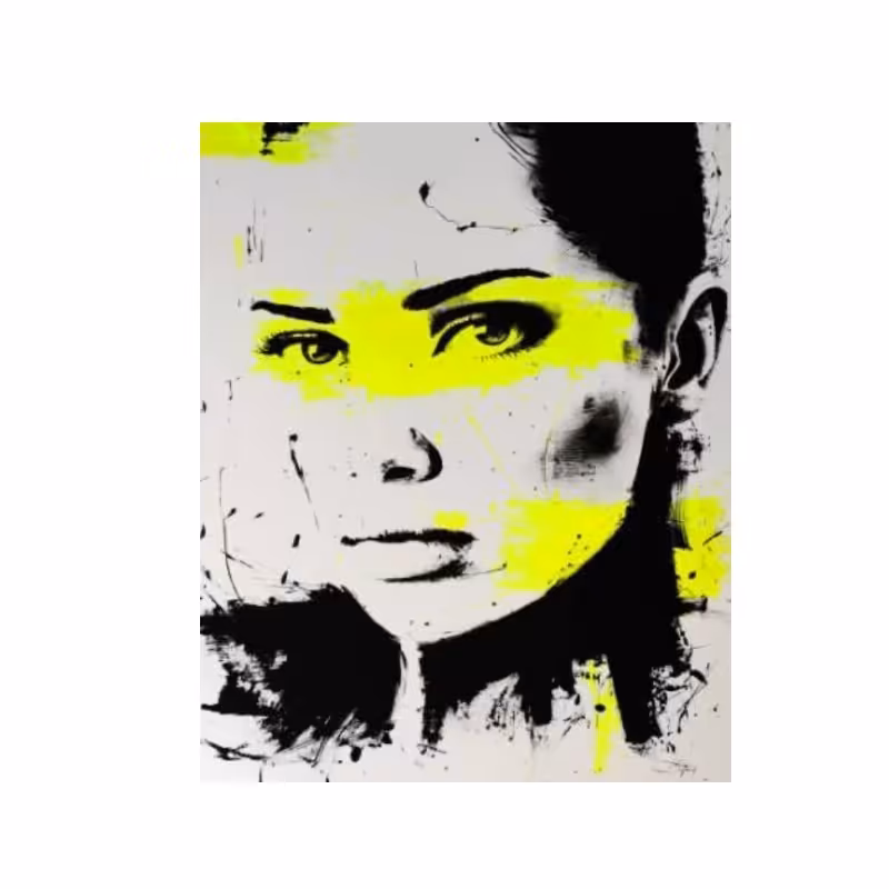 تابلو اکلریک چهره مدل117